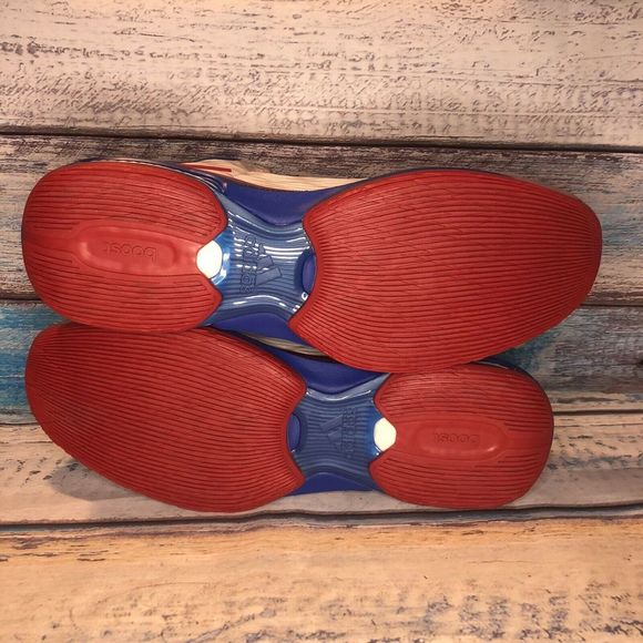 ADIDAS CRAZYLIGHT BOOST USA WHITE ROYAL BLUE RED - Picture 5 of 8